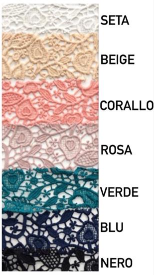 PIZZO MACRAME' DOPPIO SMERLO 100%POL ALT CM 130