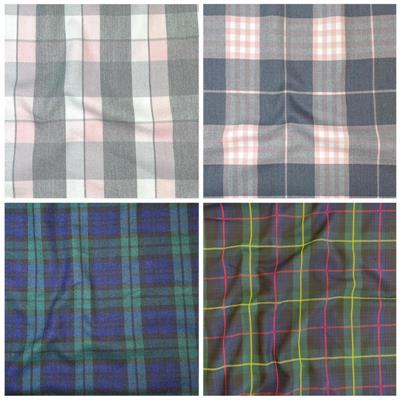 TESSUTO TARTAN SCOZZESE TINTO FILO